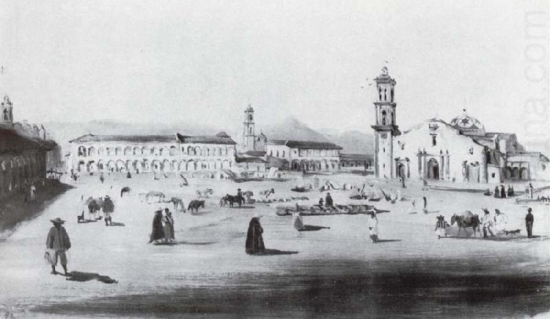 Marktplatz von Cordoba, Johann Moritz Rugendas